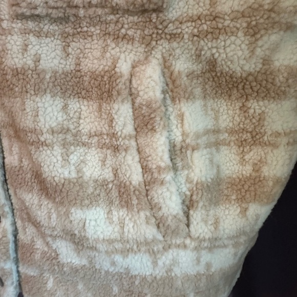 NWT Gilli Beige/Cream Sherpa Jacket, Size 1X - Picture 4 of 14